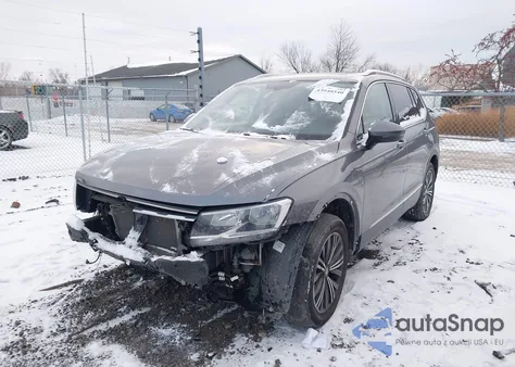2018 Volkswagen Tiguan 2.0T Se/2.0T Sel из США, поврежденный, VIN 3VV2B7AX9JM031562
